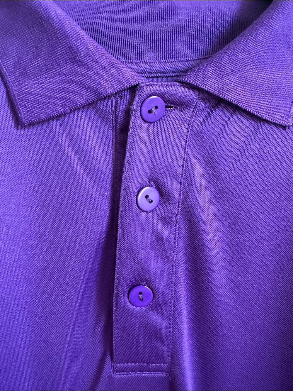 Russell Athletic Dri-Power Golf Polo Purple Moisture Wicking Men 2XT Performance - Picture 4 of 8